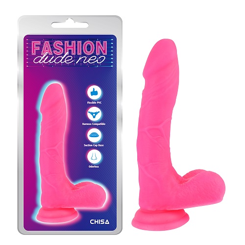 8'' Dual Density Cock Dildo Pink