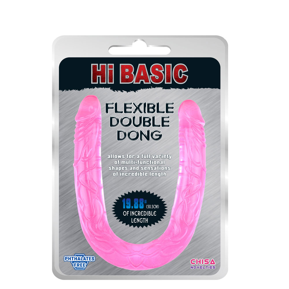 Jelly Flexible Διπλό Dong-Ροζ